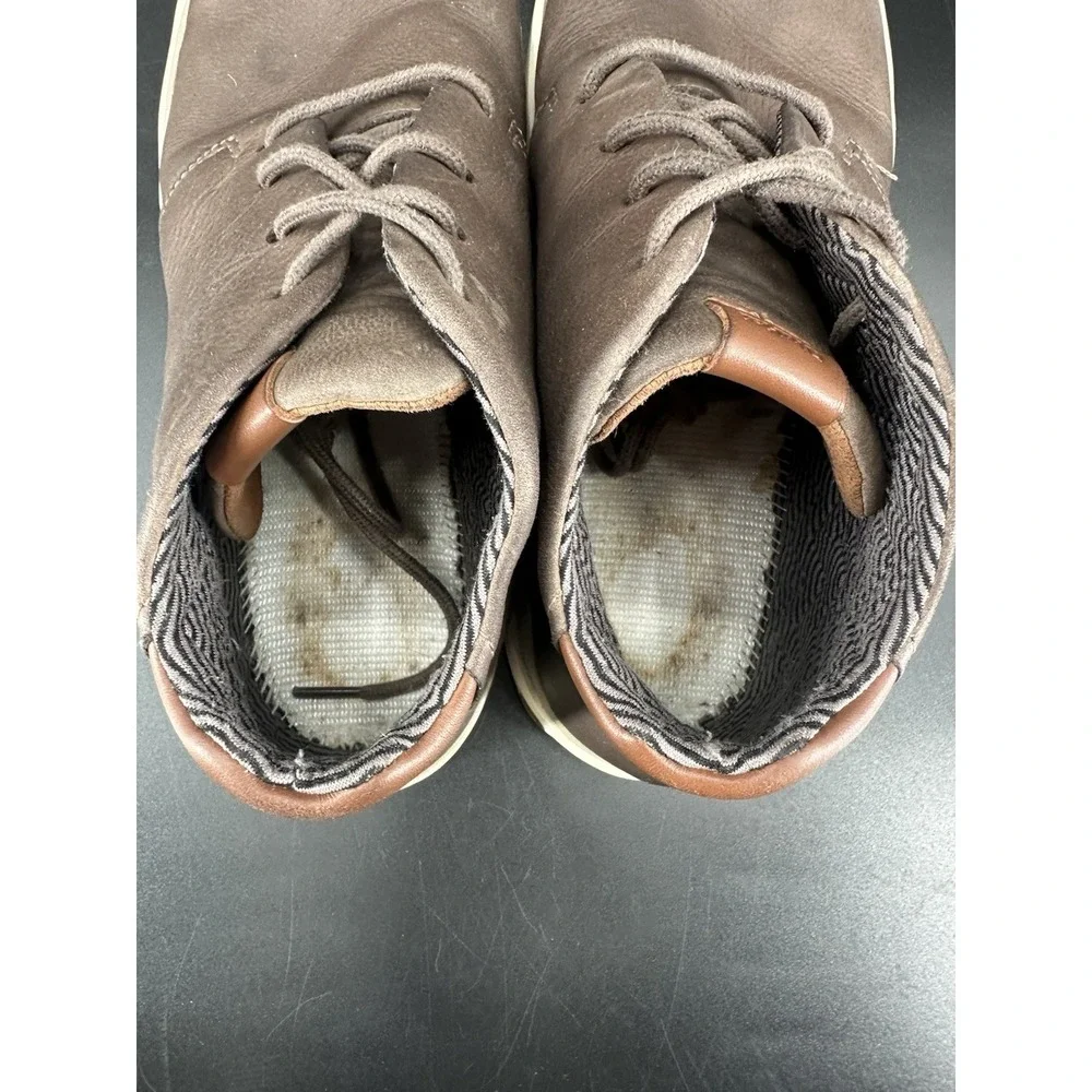 Olukai Papaku 'Ili Leather Chukka Boots Men's Sz 12 Olukai Brown Taupe‎ Leather